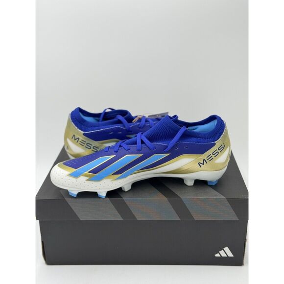 Adidas X Crazyfast League FG Messi Soccer Cleats Shoes Blue ID0712 Mens Size 9 - Picture 5 of 9